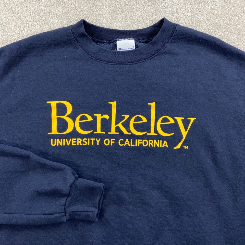 Champion Sweatshirt Men Medium Blue Berkeley University of California Pullover
